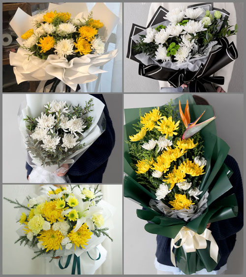 安徽合肥市肥西县柿树岗乡李嘴村白事花束代送